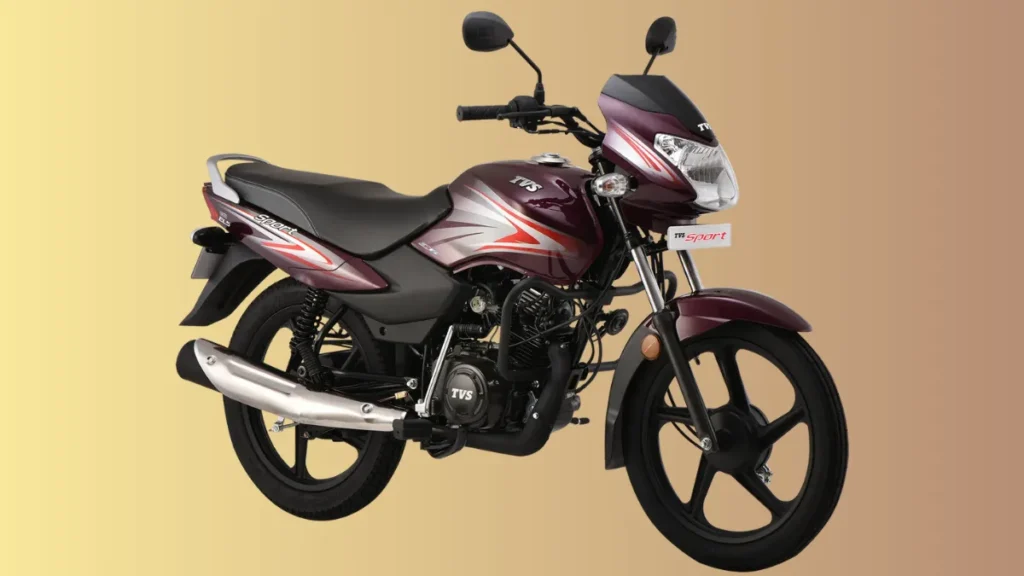 Best Mileage Bikes in India TVS Sport